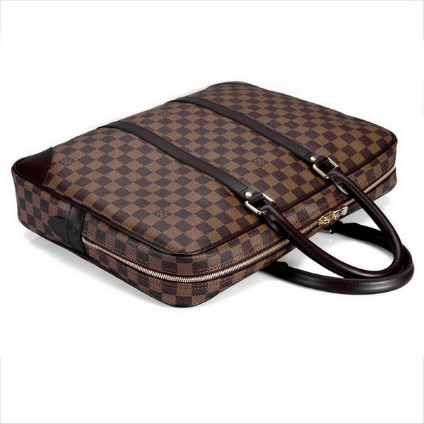 Louis Vuitton Damier Ebene Canvas Porte-Document Voyace N41124 Louis Vuitton Damier Ebene Canvas Porte-Document Voyace N41124